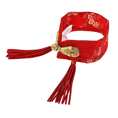 Ciieeo Neujahrs Hundeschleife Halsband mit Chinesischem Stil Rote Satin Fliege Waschbar Wiederverwendbar Dekoratives Haustierzubehör für Kätzchen und Kleine Hunde Festlich und Langlebig Ciieeo Neujahrs Hundeschleife Halsband mit Chinesischem Stil Rote Satin Fliege Waschbar Wiederverwendbar Dekoratives Haustierzubehör für Kätzchen und Kleine Hunde Festlich und Langlebig von Ciieeo
