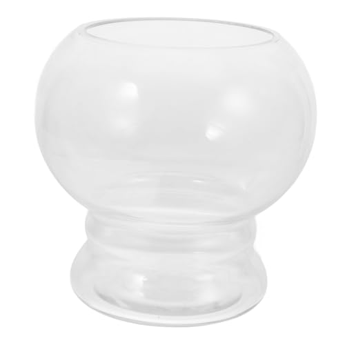 Ciieeo Rundes Kleines Glasfischglas Transparent Stabiles Aquarium Desktop Dekoration für Goldfische und Betta Fische Kompakte Glasblase für Zuhause und Büro Ciieeo Rundes Kleines Glasfischglas Transparent Stabiles Aquarium Desktop Dekoration für Goldfische und Betta Fische Kompakte Glasblase für Zuhause und Büro von Ciieeo