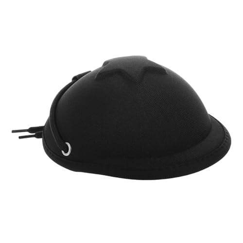 Ciieeo Sicherheitshelm Für Haustiere Haustierhut Katzenhüte Haustierhundhut Katzenhelm Hundemützen Welpengeburtstagsmütze Haustier Helm Hund Cowboyhut Tragbarer Katzenhut Black Eva von Ciieeo