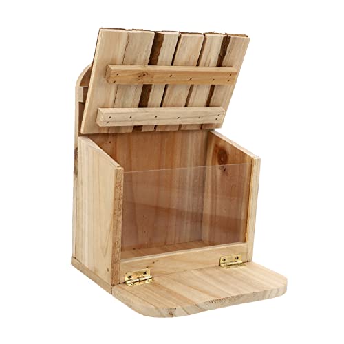 Ciieeo Squirrel Feeder Holz Picknicktisch Futterstation für Halter für Maiskolben Robust und für Garten und Hinterhof Ciieeo Squirrel Feeder Holz Picknicktisch Futterstation für Halter für Maiskolben Robust und für Garten und Hinterhof von Ciieeo