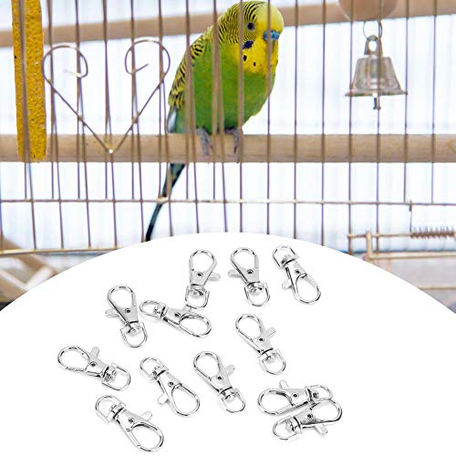 12 Stück Vogelkäfig für Haustiere, Metall-Clip, Eisen, Vogelkäfig, für Haustiere von Cikonielf