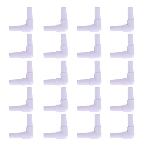 Cikonielf 20 Stück Aquarium Schlauchverbinder 3 Wege Aquarium Luft Ventil Stecker Kunststoff Luftschlauch Adapter Schlauch Verbinder für 4 mm Aquarium Luftschlauch von Cikonielf