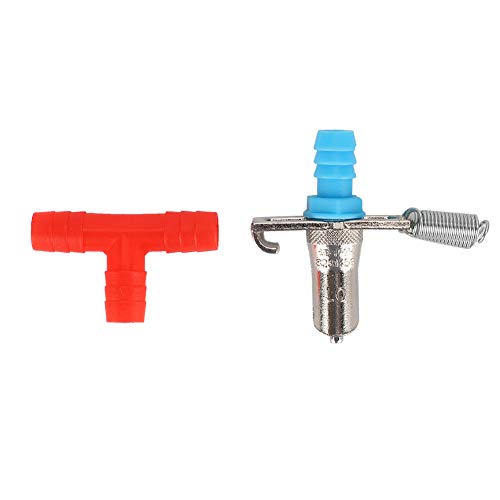 Cikonielf 20 Stück Kaninchen Drinker Nipple Waterer Trinkwasser Werkzeug Langlebiger DREI Wege Doppelfeder Kaninchen Trinkbrunnen Trinker(rot) von Cikonielf