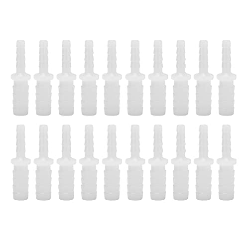 Cikonielf 20 Stück Schlauchverbinder reduzierer 8mm / 4mm Reduzierstück Schlauchverbinder aus Kunststoff Schlauchadapter von Cikonielf