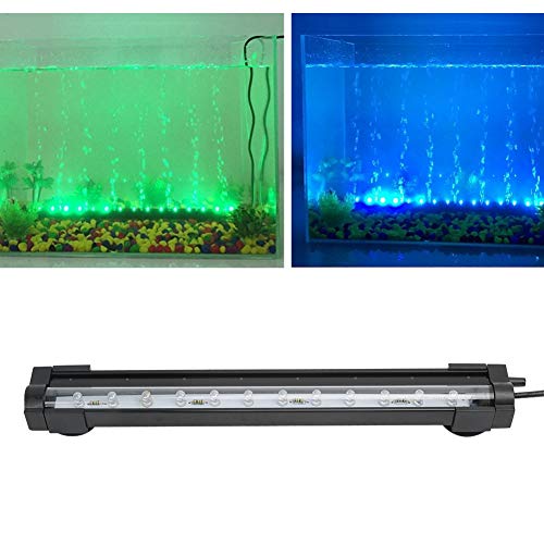 Cikonielf Aquarium Air Bubble Light Buntes LED Licht Aquarium Bar Lichter Aquarium Wasserpflanzen wachsen Lampe(DB-30 EU) von Cikonielf