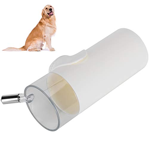 Cikonielf Nicht tropfende Haustierwasserflasche Hundezwinger Käfig Wasserflasche Trinkwasserspender für Haustiere Kann angehoben und abgesenkt Werden Trinkwasser(weiß groß) von Cikonielf