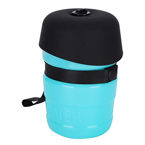 Pet Dog Wasserflasche Tragbare Pet Water Dispenser Feeder Container Kunststoff Silikon Travelling Dog Water Bowl von Cikonielf