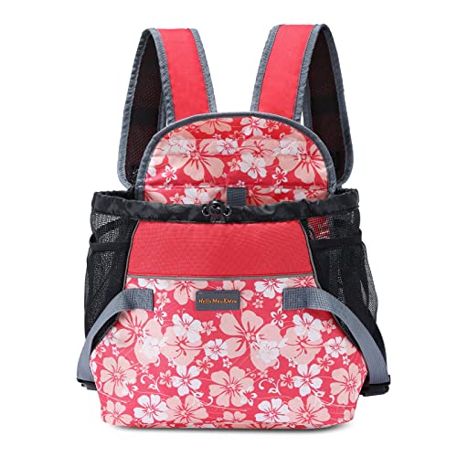 Cinf Haustier Rucksack Katze Rucksack für kleine Hunde Katzen Welpen Träger Rucksack Vordertasche Tragetasche Hundetransporttasche mit viel Platz Multifunktionales Gefühl der Sicherheit 2,5kg von Cinf