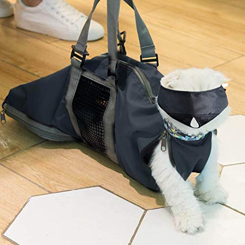 Cinf Katzen-Nagelknipser Saubere Pflegetasche und verstellbares Katzenmaul für Baden Und Nagelschneiden, MEHRWEG von Cinf