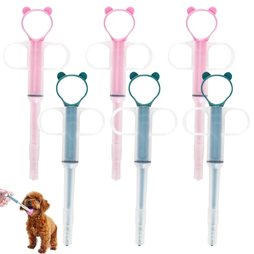 Cinsersr 6 Stück Tablettengeber für Katzen,Tabletteneingeber Katze,Wiederverwendbar Tablette Feeder,Haustier Medikamenten Feeder,Einfaches Verabreichen,mit Weicher Spitze,für Tabletten Kapseln Pillen Cinsersr 6 Stück Tablettengeber für Katzen,Tabletteneingeber Katze,Wiederverwendbar Tablette Feeder,Haustier Medikamenten Feeder,Einfaches Verabreichen,mit Weicher Spitze,für Tabletten Kapseln Pillen von Cinsersr