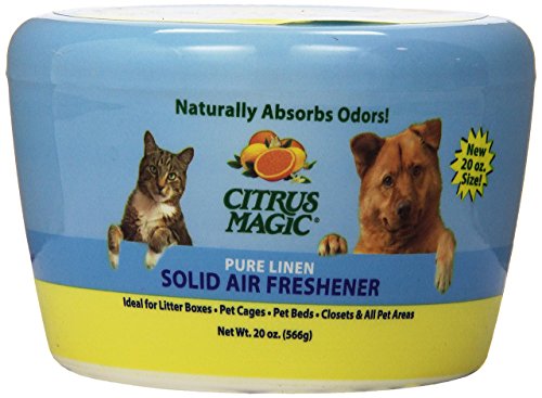Citrus Magic Pet Geruchsabsorbierender, Fester Lufterfrischer, reines Leinen, 590 ml Citrus Magic Pet Geruchsabsorbierender, Fester Lufterfrischer, reines Leinen, 590 ml von Citrus Magic