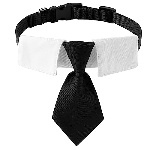 Cixilo Hunde-Buv-Krawatte, weiches Polyester, Portal-Chat mit Metallschnalle, Tuhedo-Pflege(L) von Cixilo