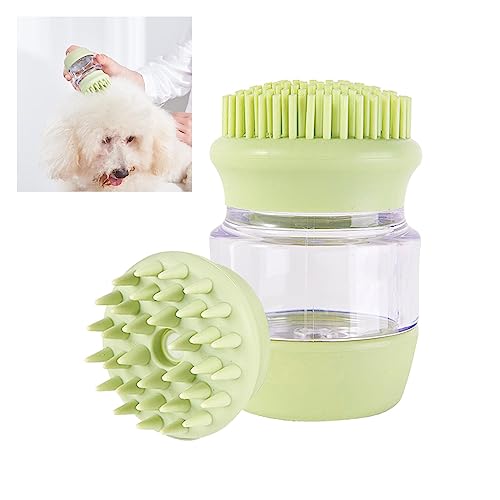 Cixilo Soft Gear mit Shampoo-Spender, Felldusche, Haustier-Badebürste, Massage für Hunde von Cixilo