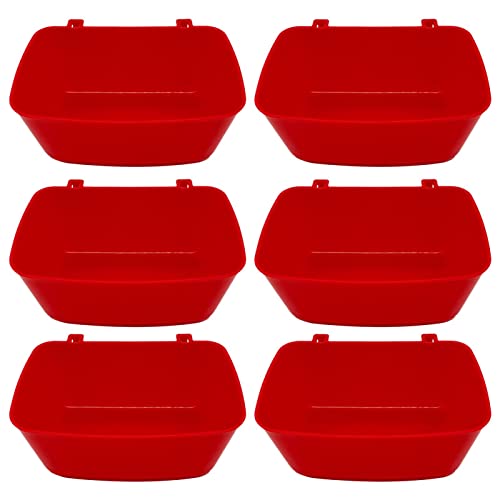 SPCs Puppies Chat with Hooks Plastic Red Wate Container Feeding Bowls Tsage Chups von Cixilo
