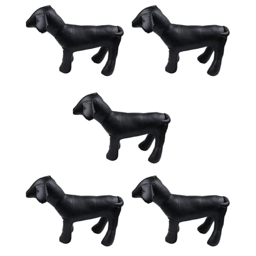 ClAZTyict 5X Leder Hund Schaufensterpuppen Stehend Stellung Hund Modelle Spielzeug Haustier Tier Geschaeft Schaufensterpuppe Schwarz M ClAZTyict 5X Leder Hund Schaufensterpuppen Stehend Stellung Hund Modelle Spielzeug Haustier Tier Geschaeft Schaufensterpuppe Schwarz M von ClAZTyict