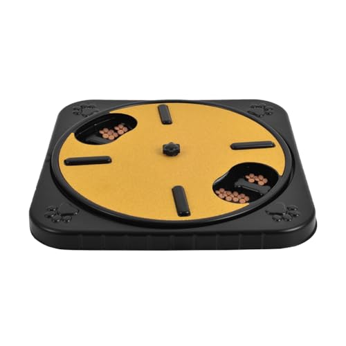 ClAZTyict Kratzbrett für Hunde, Krallen, Hundekratzbrett, Snackfächer, Drehbar, Rund, Kratzbrett für Hundenägel, Abnehmbar, Gelb ClAZTyict Kratzbrett für Hunde, Krallen, Hundekratzbrett, Snackfächer, Drehbar, Rund, Kratzbrett für Hundenägel, Abnehmbar, Gelb von ClAZTyict