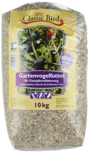 CLASSIC BIRD Vogelfutter Gartenvogelfutter 10 kg | Vogelfutter Trockenfrüchte für Wildvögel | Vogelfutter Sonnenblumenkerne | Vogelfutter Insekten | Gartenvögel | ganzjahres Vogelfutter CLASSIC BIRD Vogelfutter Gartenvogelfutter 10 kg | Vogelfutter Trockenfrüchte für Wildvögel | Vogelfutter Sonnenblumenkerne | Vogelfutter Insekten | Gartenvögel | ganzjahres Vogelfutter von Classic Bird