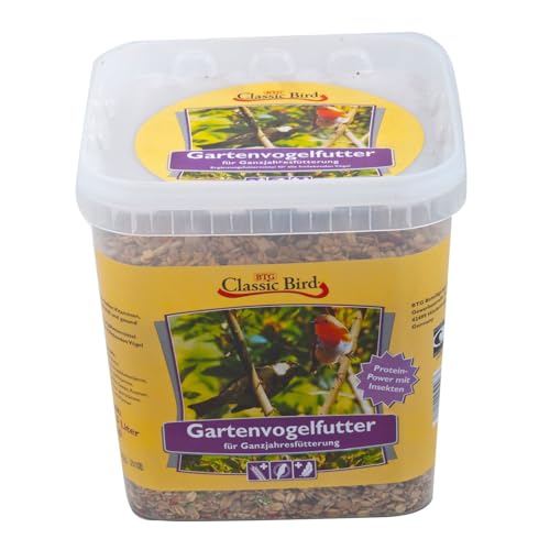 CLASSIC BIRD Vogelfutter Gartenvogelfutter 3 kg | Vogelfutter Trockenfrüchte für Wildvögel | Vogelfutter Sonnenblumenkerne | Vogelfutter Insekten | Gartenvögel | ganzjahres Vogelfutter CLASSIC BIRD Vogelfutter Gartenvogelfutter 3 kg | Vogelfutter Trockenfrüchte für Wildvögel | Vogelfutter Sonnenblumenkerne | Vogelfutter Insekten | Gartenvögel | ganzjahres Vogelfutter von CLASSIC ACCESSORIES