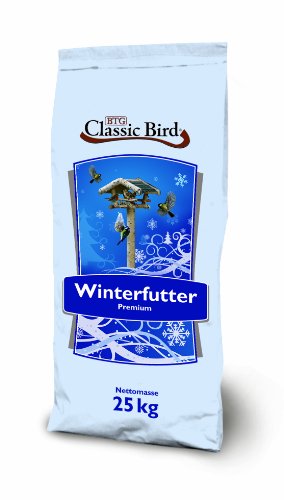 CLASSIC BIRD Vogelfutter Winterstreufutter 25 kg, Vogelfutter Wildvogel, Vogelfutter Sonnenblumenkerne, Vogelfutter Hirse, Winterstreu, ganzjahres Vogelfutter, Weizenflocken von CLASSIC