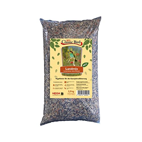 Classic Bird Landmix ohne Weizen Vogelfutter | 4X 2,5 kg von Classic Bird