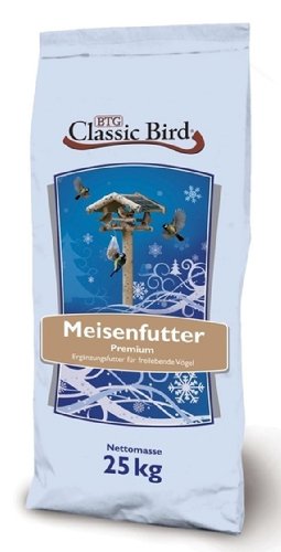 Classic Bird Meisenfutter | 25kg Meisenmix, Wintervogelfutter von Classic Bird
