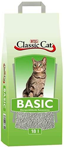 Classic Cat Katzenstreu Basic Bentonit 18 Liter von CLASSIC