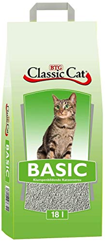 Classic Cat Katzenstreu Basic Bentonit 18 Liter von Classic Cat