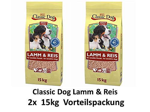 Classic Dog Lamm & Reis | 2X 15kg Sparpackung von Classic Dog