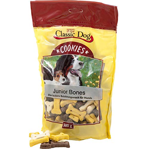 Classic Dog Snack Cookies Junior Bones 500g von Classic Dog