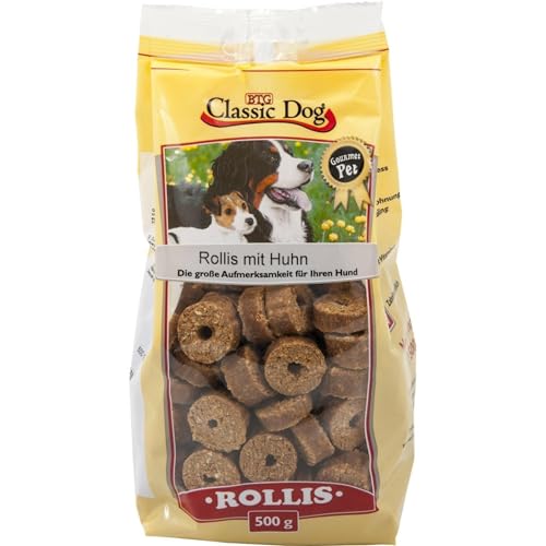 Classic Dog Snack Rollis 500 g Huhn von Classic Dog