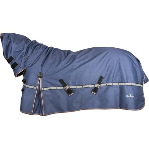 Classic Equine 5K Crosstrainer Winterdecke mit Kapuze, Dusty Blue, Medium Classic Equine 5K Crosstrainer Winterdecke mit Kapuze, Dusty Blue, Medium von Classic Equine