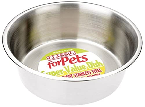 Classic Pet Products Classic Edelstahlschale, 4700 ml von CLASSIC