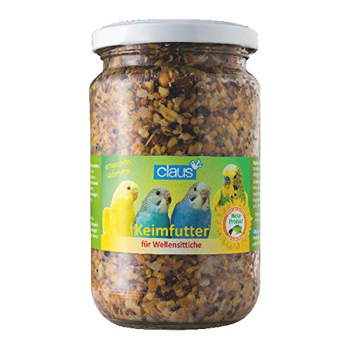 Claus Keimfutter für Wellensittiche 370ml - Vorgekeimte Sämereien ohne Konservierungsstoffe von Claus