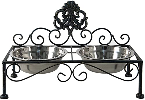 Clayre & Eef 6Y4682 Fressnapf Hund Schwarz 39x19x25 cm Clayre & Eef 6Y4682 Fressnapf Hund Schwarz 39x19x25 cm von Clayre & Eef