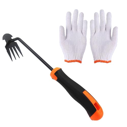 ClcIosis 1 Stück Gartenarbeit Hand Unkrautstecher Unkraut Entferner Gerät, Garten Unkraut Werkzeug,für Hausgärten, Kleine Landwirtschaftliche Betriebe Gemüsebeete Usw Und 1 Stück Handschuhe ClcIosis 1 Stück Gartenarbeit Hand Unkrautstecher Unkraut Entferner Gerät, Garten Unkraut Werkzeug,für Hausgärten, Kleine Landwirtschaftliche Betriebe Gemüsebeete Usw Und 1 Stück Handschuhe von ClcIosis