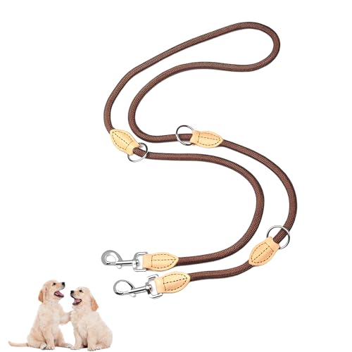 Hunde Leine, Dog Leash, Führleine Hund, Hundeleine Geflochten Multifunktionsleine für kleine und große Hunde Verstellbare Schleppleine Leicht und Robust Dog Lead 2.1 Meter lang x 10 mm Hunde Leine, Dog Leash, Führleine Hund, Hundeleine Geflochten Multifunktionsleine für kleine und große Hunde Verstellbare Schleppleine Leicht und Robust Dog Lead 2.1 Meter lang x 10 mm von ClcIosis
