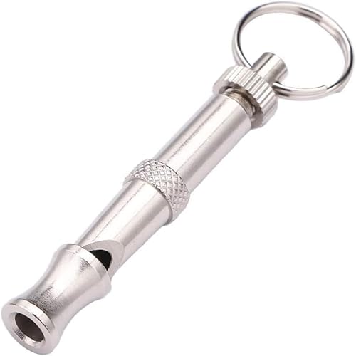 Cldaisy Silber Einstellbare Ultraschall Hundepfeife, Tragbare Pfeife Haustierpfeife Überschallpfeife Hundepfeife für Haustiertraining, Training und Verhaltenshilfen, Hundepfeifen Cldaisy Silber Einstellbare Ultraschall Hundepfeife, Tragbare Pfeife Haustierpfeife Überschallpfeife Hundepfeife für Haustiertraining, Training und Verhaltenshilfen, Hundepfeifen von Cldaisy