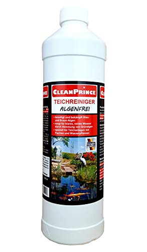 Teichrein-Algenfrei 1 Liter Algenvernichtung Blaualgen Braunalgen Teichreiniger von CleanPrince