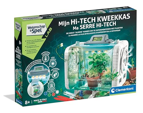 Clementoni Hightech Grünes Haus, Kit Für Pflanzenwachsen, Mehrfarbig - 56209 Clementoni Hightech Grünes Haus, Kit Für Pflanzenwachsen, Mehrfarbig - 56209 von Clementoni