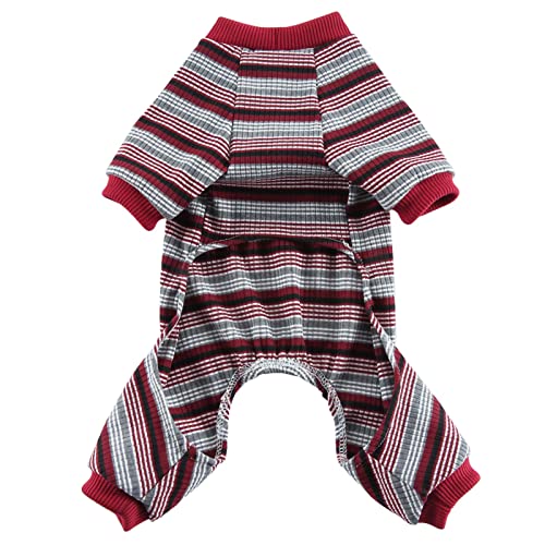 Clenp Hunde-Overall, gemütlich, winddicht, für kleine Hunde, Sommer, Schlafkleidung, Rot, XL Clenp Hunde-Overall, gemütlich, winddicht, für kleine Hunde, Sommer, Schlafkleidung, Rot, XL von Clenp