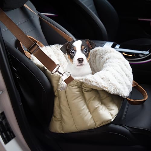 ClevaHome Autositz & Tragetasche & Bett für kleine Hunde – Rutschfester Autositz für Hunde bis 4,5 kg – Stilvolle Haustiertasche für drinnen & draußen ClevaHome Autositz & Tragetasche & Bett für kleine Hunde – Rutschfester Autositz für Hunde bis 4,5 kg – Stilvolle Haustiertasche für drinnen & draußen von Cleva