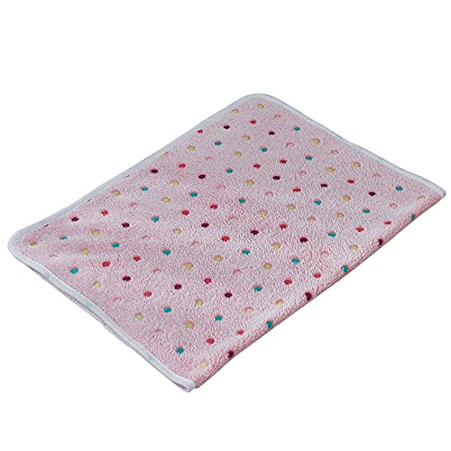 Clicitina Blanket Pet Sleep for Dogs Blankets Print Pet Soft Cute Pad and Fleece Cats Pet Supplies RyD313 (Pink, One Size) von Clicitina