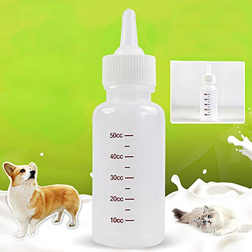 Clicitina Bottle Cat Animal 50ml Puppy Bottle Feeding Milk Dog Pet Others FOp140 (Random, One Size) von Clicitina