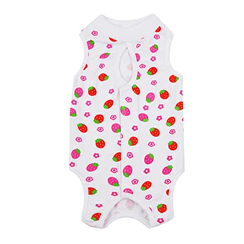 Genesungsanzug für Hunde, nach dem Haustier kastriert, kastriert, Hemd für weibliche und männliche Hunde, Katzen, chirurgische, postoperative, kuschelige Weste für Bauchwunden, (Hot Pink, XL) von Clicitina