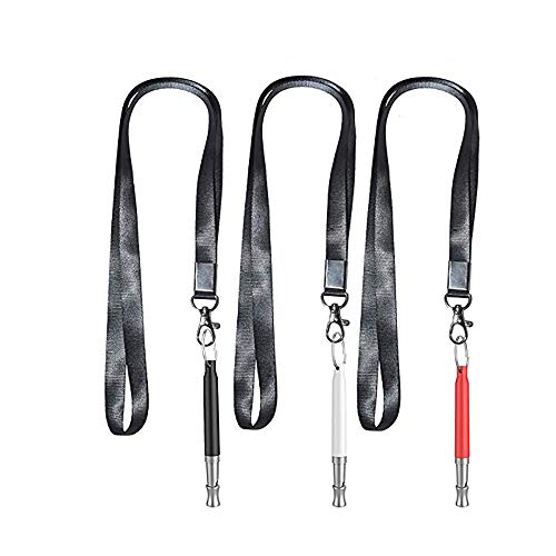 Pet Training Trainer 3PC Ultra Dog -Lost Dog Whistle Sound Pet Others FOp143 (Black, One Size) von Clicitina