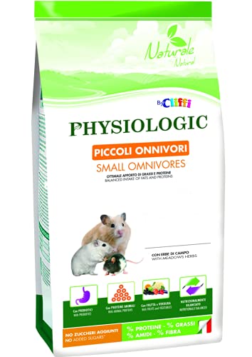 Cliffi Physiologic Alleinfuttermittel für Hamster, Ratten, Rennmäuse, 600 g von Cliffi