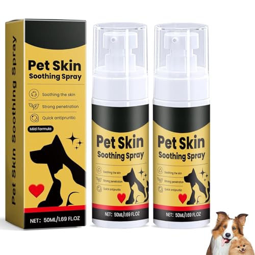 Clisole Zoomie Spray for Dogs,Pet Skin Treatment Spray,Dogs Skin Repair Spray,Nature Soothing Solution for Itchy Skin,Helps Alleviate Allergies Dry Itchy Skin (2) von Clisole