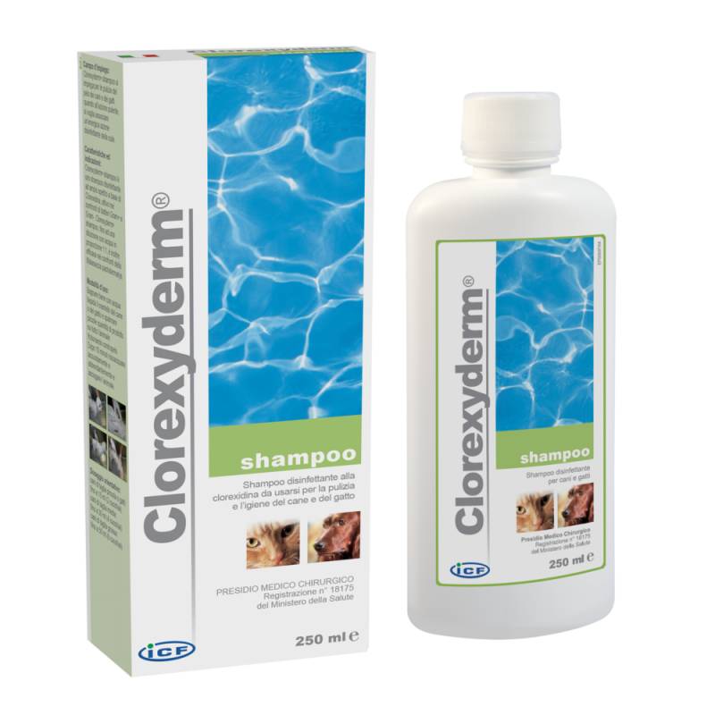 Clorexyderm Shampoo - Haar/Hautpflege - Sparpaket: 2 x 250 ml von Clorexyderm