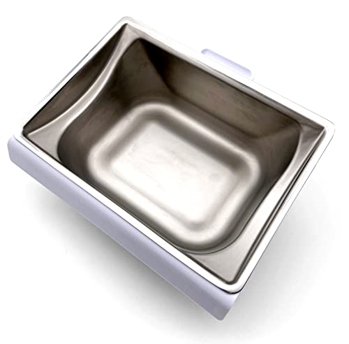Closer Pets Edelstahleinsätze – Für MiBowl Automatischen Mikrochip-Futterautomaten (CP504) (2er-Pack) von Closer Pets