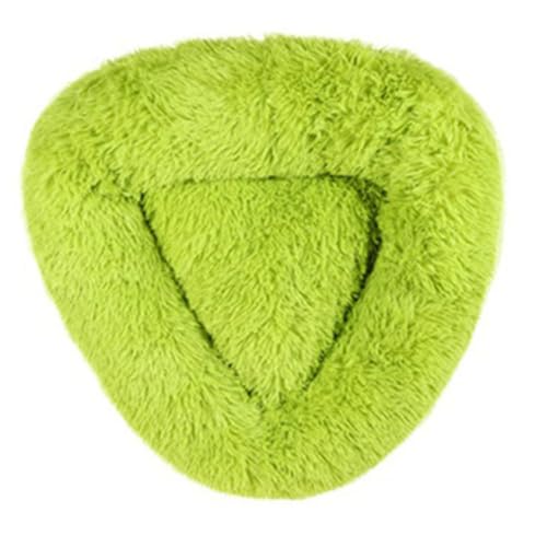Closer Haustiernest aus weichem langem Plüsch, warmes Nest für Haustier-Hundehütte, superweiches dreieckiges Nest-Form-Bett, Haustierbedarf, L+B langlebig von Closer